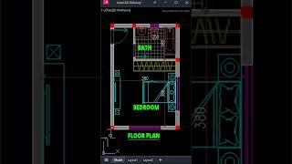 Ultra Fast Elevation AutoCAD #viral #cadtricks