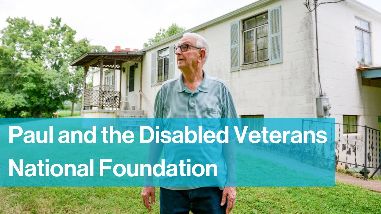 Veteran Repairs Paul and the Disabled Veterans National Foundation