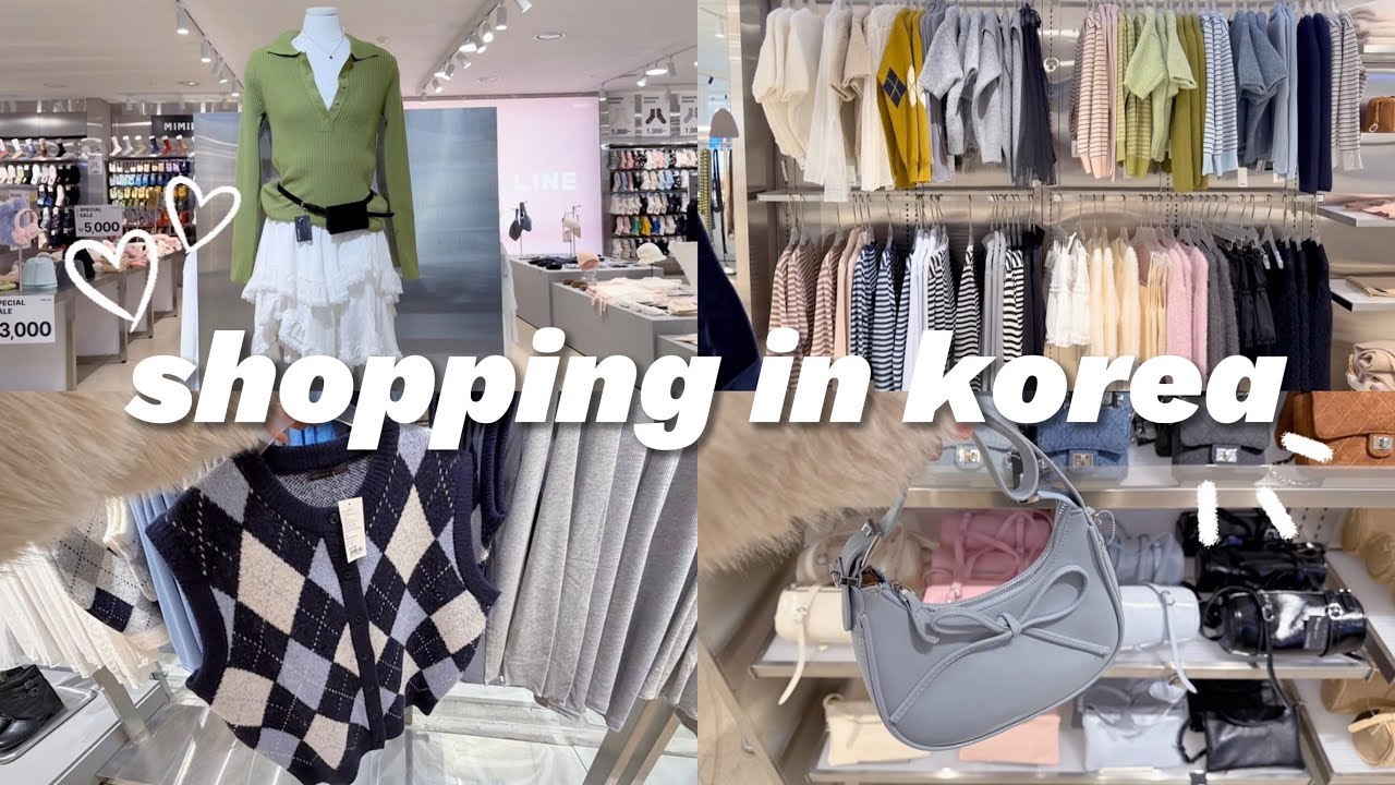 shopping in korea vlog 🇰🇷 spring fashion haul  💸 best place to shop in Seoul 🛍️