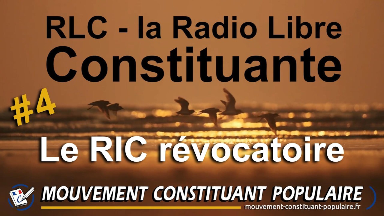RLC#4 - Le RIC révocatoire