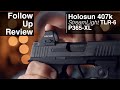 Holosun 507k / 407k & Streamlight TLR-6 long term review on the Sig P365xl  + red dot shooting tips