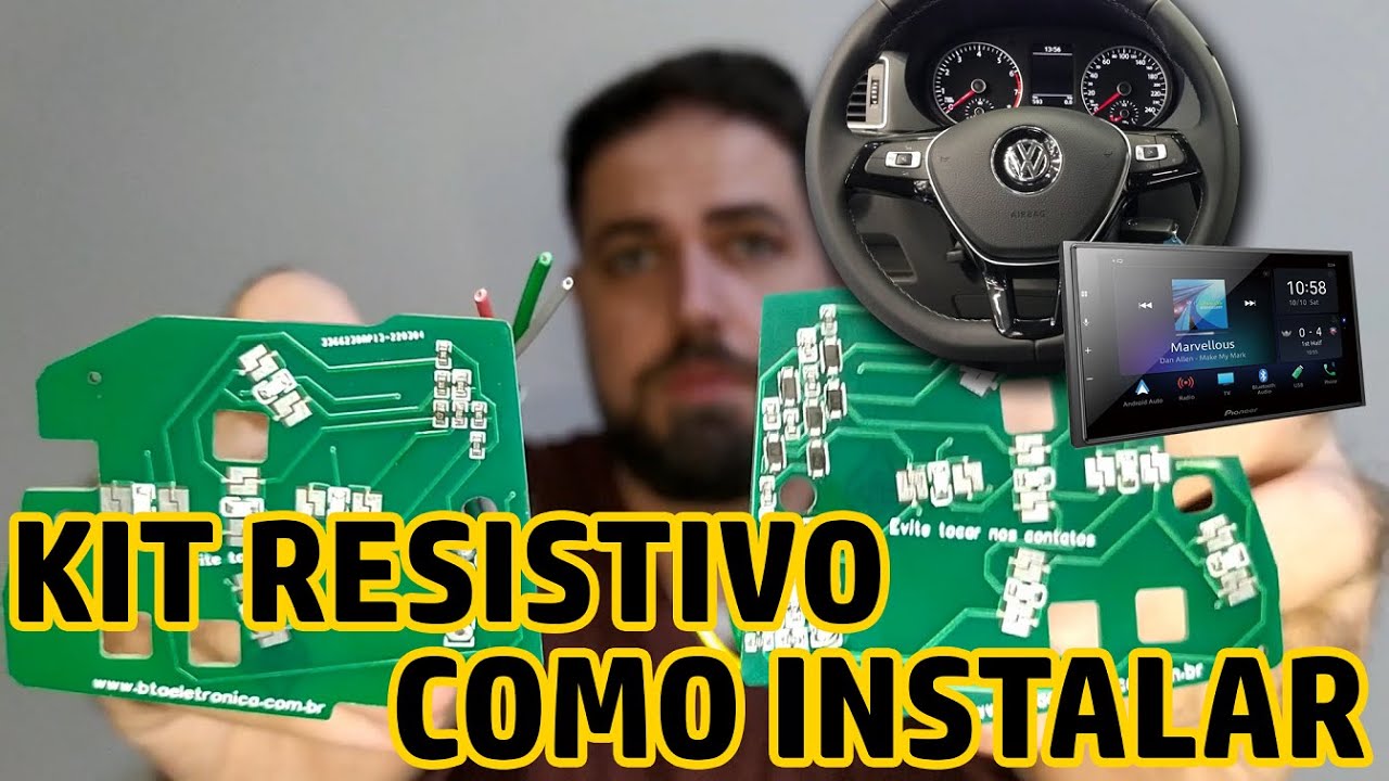 BTA Eletrônica - Instalação do Kit Resistivo para Controle de Volante Adaptado