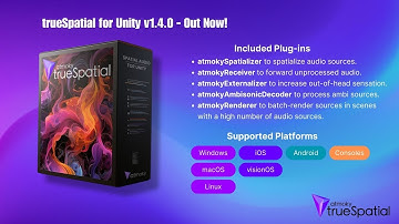 atmoky trueSpatial for Unity - What You Can Expect?