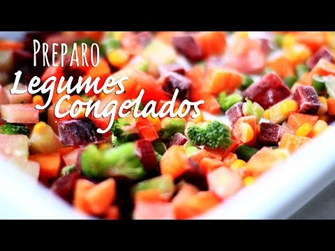 Vídeo: Legumes Congelados Em Casa Para O Inverno