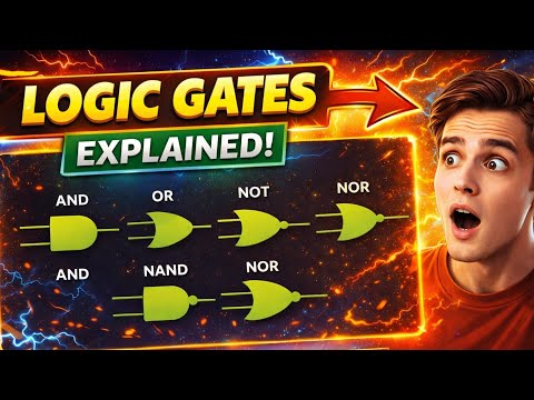 Logic Gates Explained in 10 Minutes | AND, OR, NOT, NAND, NOR, XOR Full Guide. 