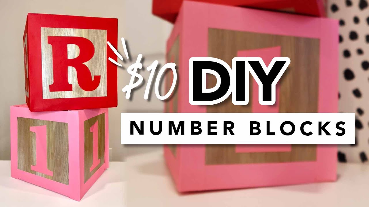 DIY Baby Blocks Build for Baby shower and Event Rentals 