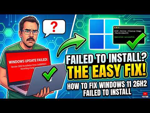 How to fix Windows 11 Version 26H2 failed to install