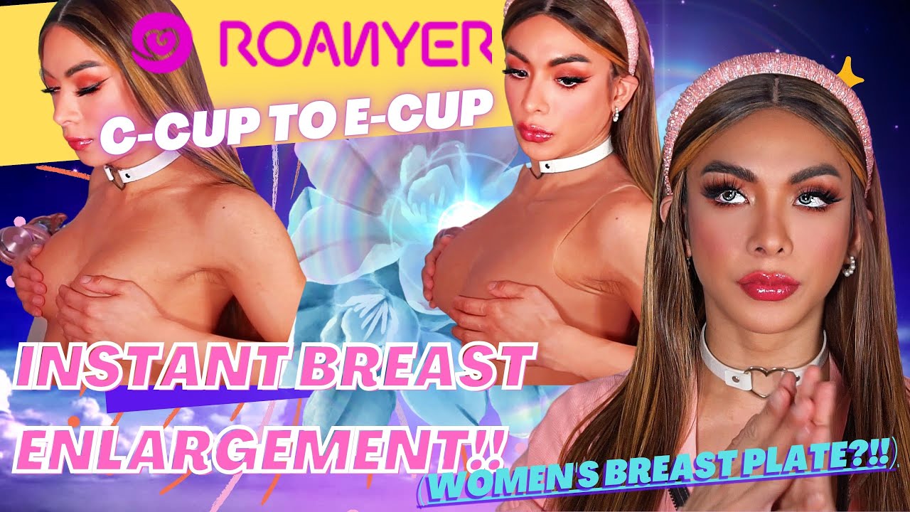 ROANYER COLLAB #2! INSTANT C-Cup to E-CUP BREAST ENLARGEMENT!! 