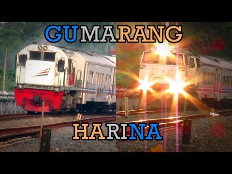 Kereta Api 3 Kelas Jalur Utara - Gumarang dan Harina - YouTube
