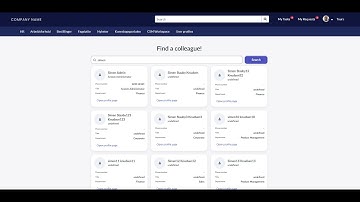 ServiceNow - User Profile Search Widget