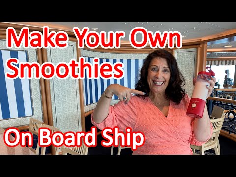 Make Your Own Smoothies on a Cruise Ship - Save Money by Taking Your Own USB Blender On Board Video Thumbnail