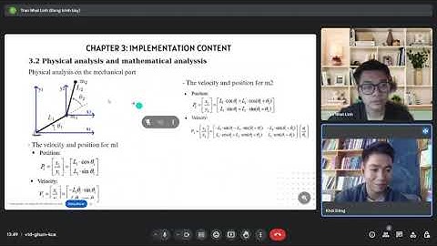 Cánh tay robot 2 bậc tự do sử dụng bộ điều khiển bám đuổi