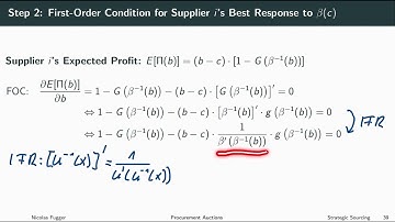 Equilibrium Bidding Strategy in First-Price Sealed-Bid Procurement Auctions