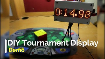 DIY Stackmat Timer Display - Demo