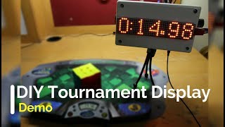 DIY Stackmat Timer Display - Demo