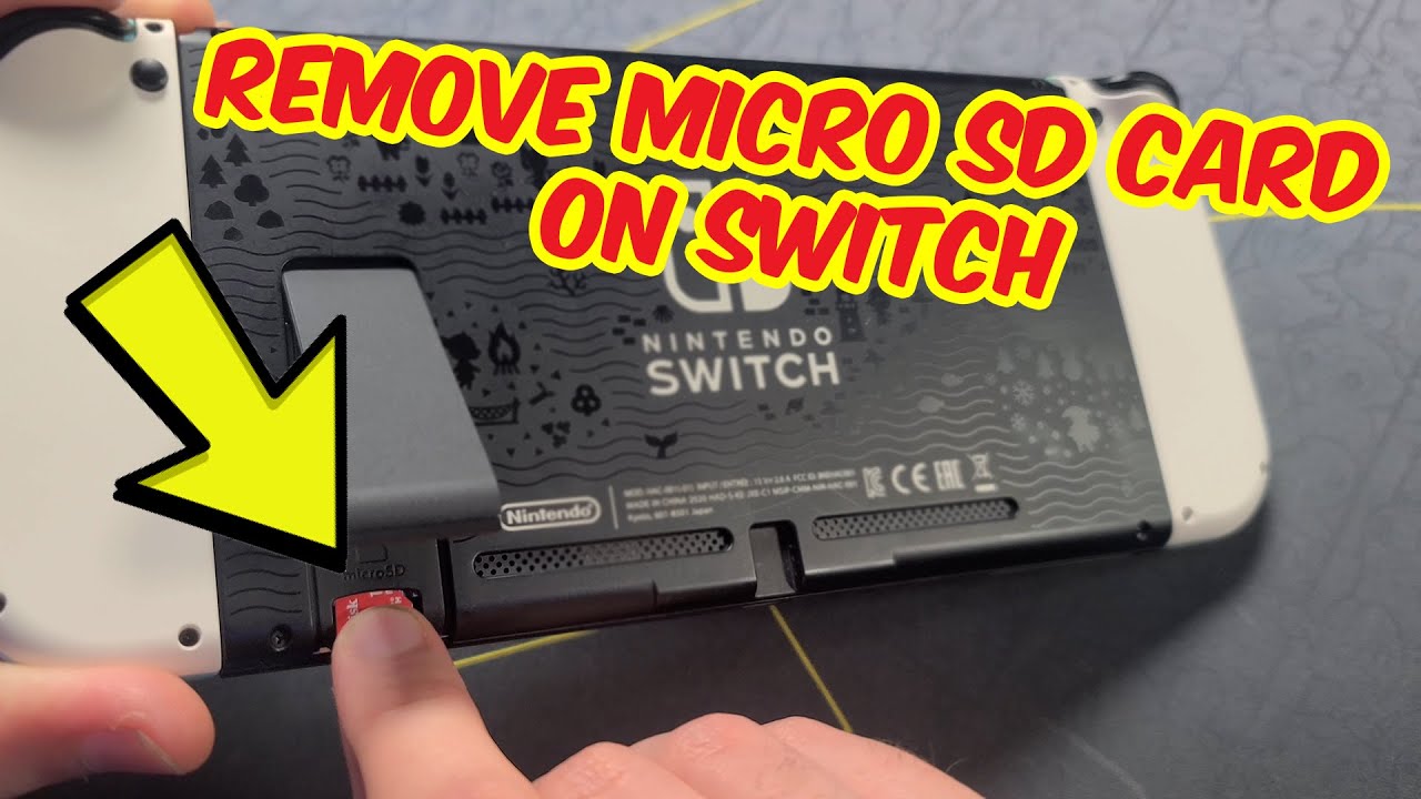 How to Remove Micro SD card from your Nintendo Switch: Quick Tutorial 