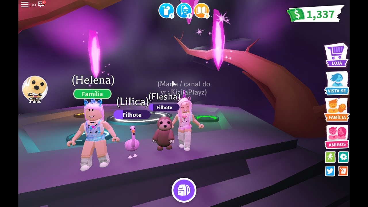 CUIDANDO DOS PETS! - ROBLOX Adopt Me