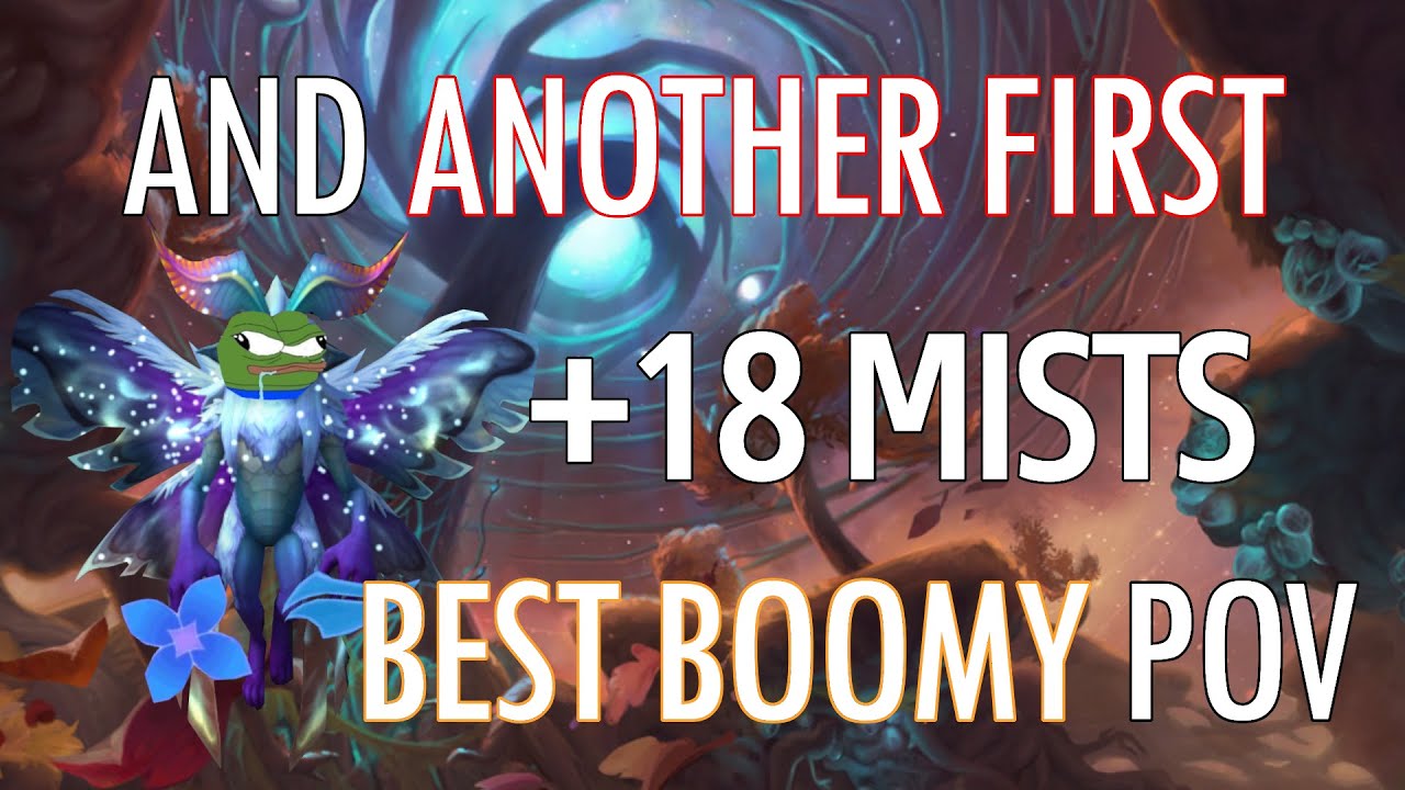 +18 World First Mists | Balance Druid PoV | Shadowlands M+ Season 1