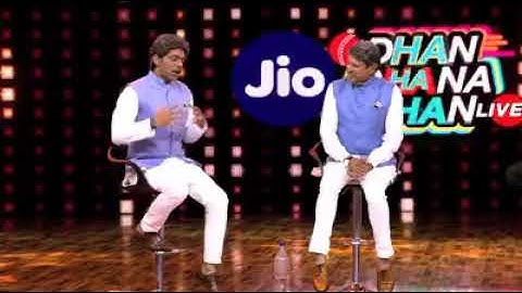 Sunil Grover mimicry of Kapil Dev in Jio Dhan Dhana Dhan Samir Kochhar Show. #kapildev #sunilgrover
