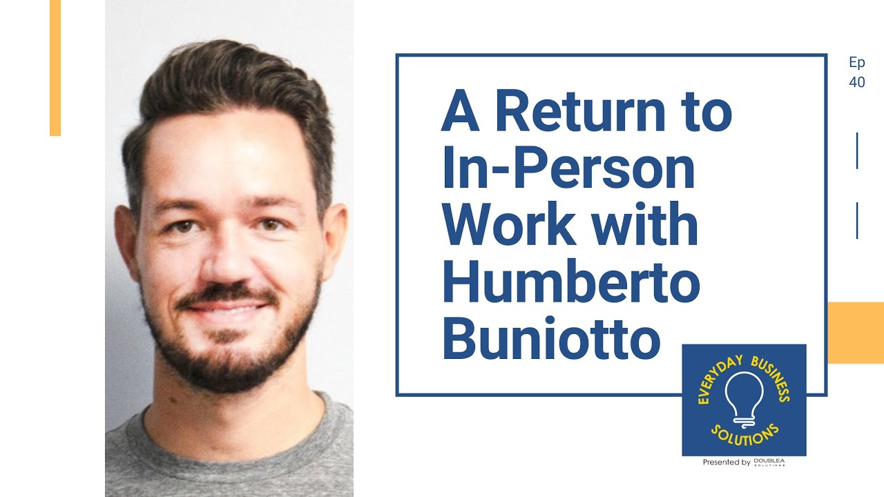 A Return to In-Person Work with Humberto Buniotto