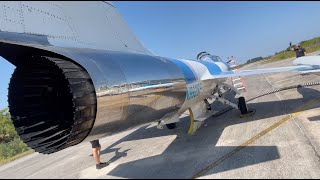 Lockheed F-104 Starfighter STARTUP and PREFLIGHT CHECKS TF104GM