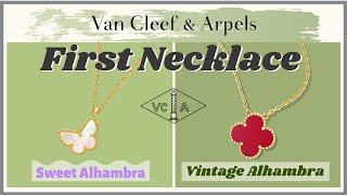 VCA Entry Necklaces: VINTAGE ALHAMBRA vs. SWEET ALHAMBRA BUTTERFLY | My First Luxury
