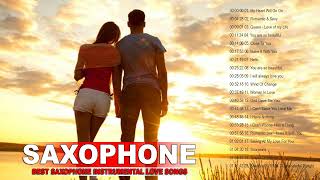 Romantic Saxophone Love Songs  Best Relaxing Saxophone Songs Ever  Instrumental Music