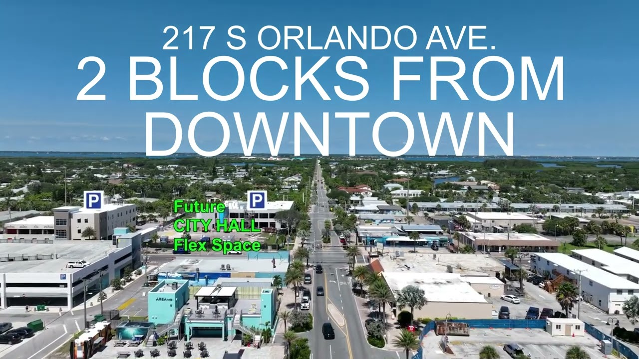 217 S Orlando Cocoa Beach 32931- Development Opportunity in heart of Cocoa Beach!