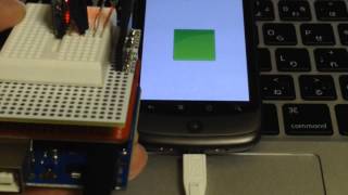 MPU-6050 + Arduino UNO + ADK + Android