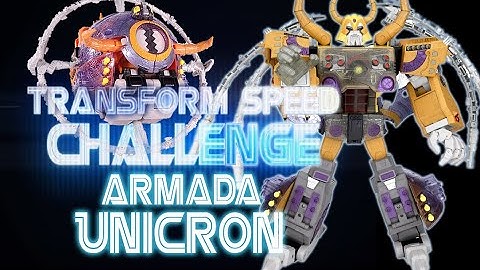 TRANSFORM SPEED CHALLENGE #13 Transformers Armada Unicron