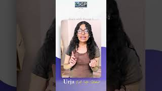 "This Is What Changed Everything For Me..." 🎓 | CA Inter Student Urja | IGP Classes #shorts #feed