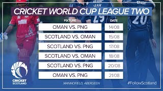LIVE: Oman v Papua New Guinea - Cricket World Cup League Two - Wednesday 21st August