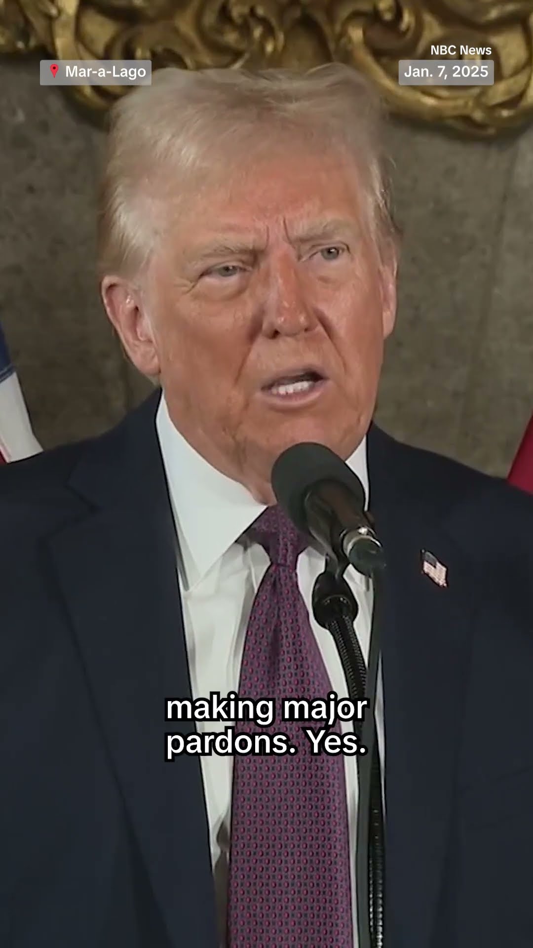Trump is planning on 'major pardons' for January 6 rioters