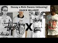 Unboxing STUSSY x RICK OWENS Shirt!!!!(QUICK SELL OUT TIME!!!)