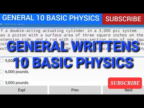 FAA GENERAL 10 BASIC PHYSICS AMT WRITTENS SUBSCRIBE💯 LIKE👍 COMMENT⬇️ ...