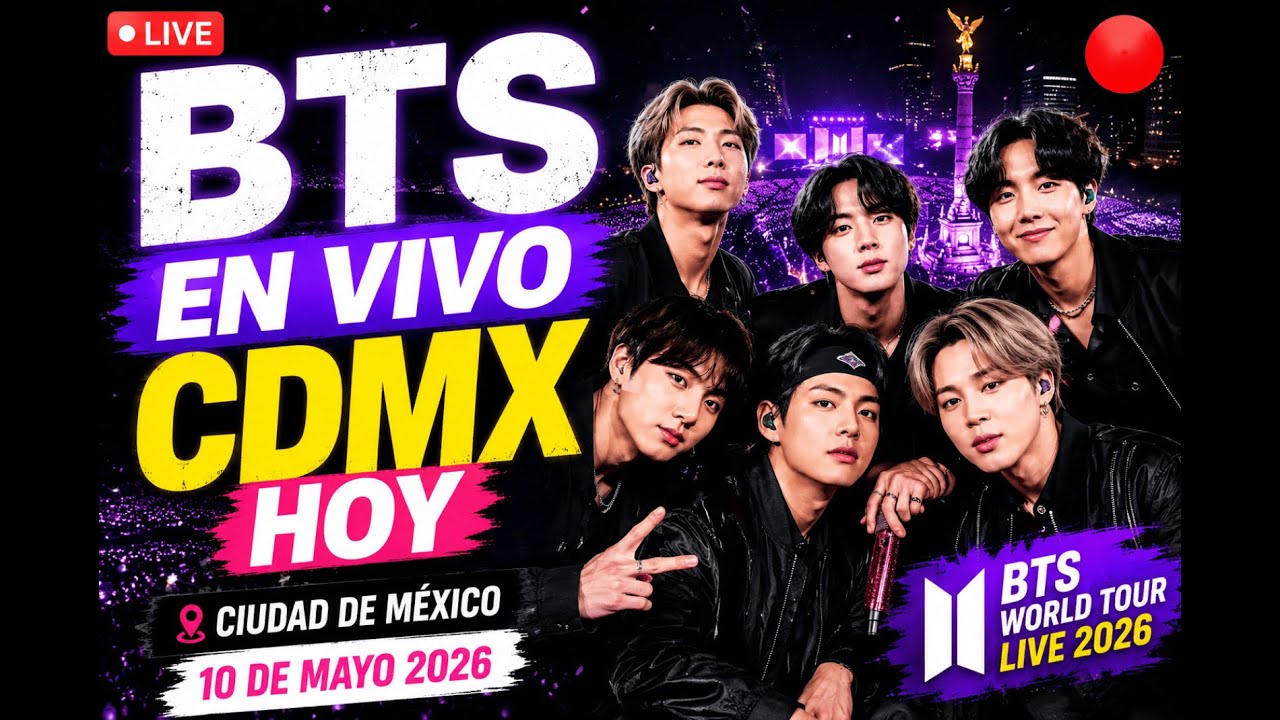Concierto BTS en vivo HOY 10 de mayo 2026 | BTS World Tour Live - YouTube