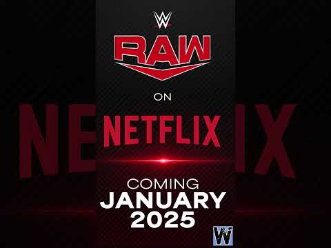 #WWERaw shifts to #Netflix in January 2025 #shorts