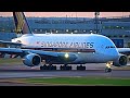 Beautiful Sunset Departures at London Heathrow Airport, LHR - RWY09R | 14/06/23