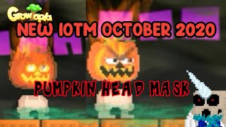 NEW IOTM OCTOBER 2020 (PUMPKIN HEAD) - GROWTOPIA NEW ITEM OF THIS MONTH !