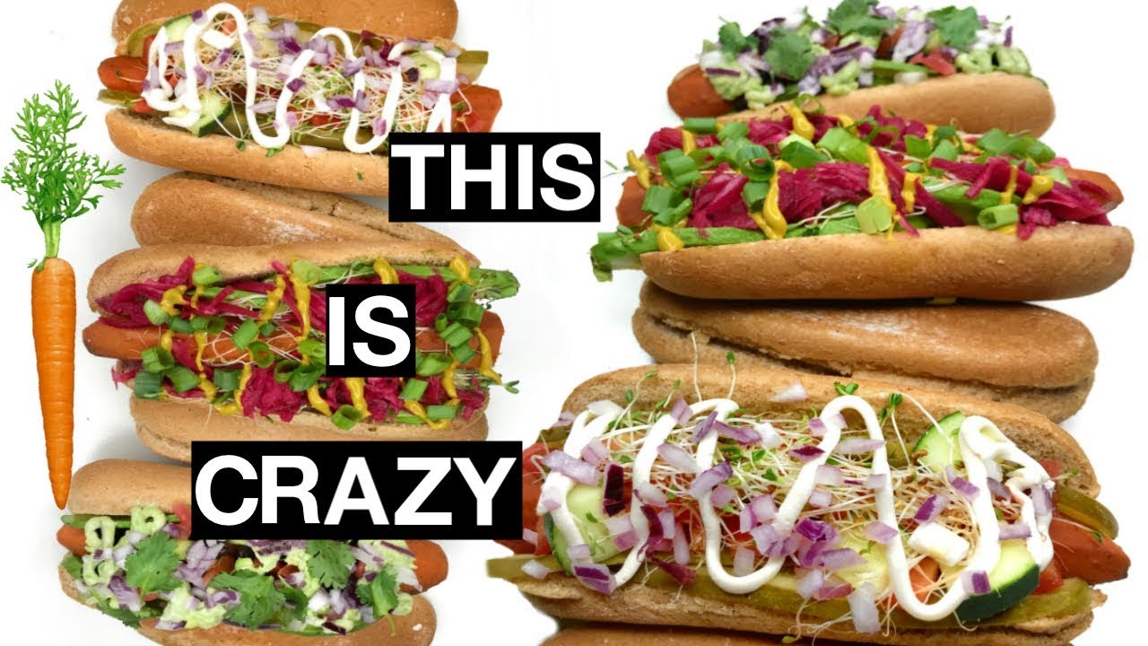 CARROT HOT DOGS 3 DIFFERENT WAYS Tasty Recipe YouTube