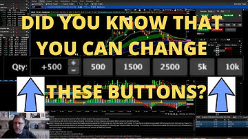 Tip on ThinkorSwim TOS How to Change the Share Default Quantity Buttons on Active Trader