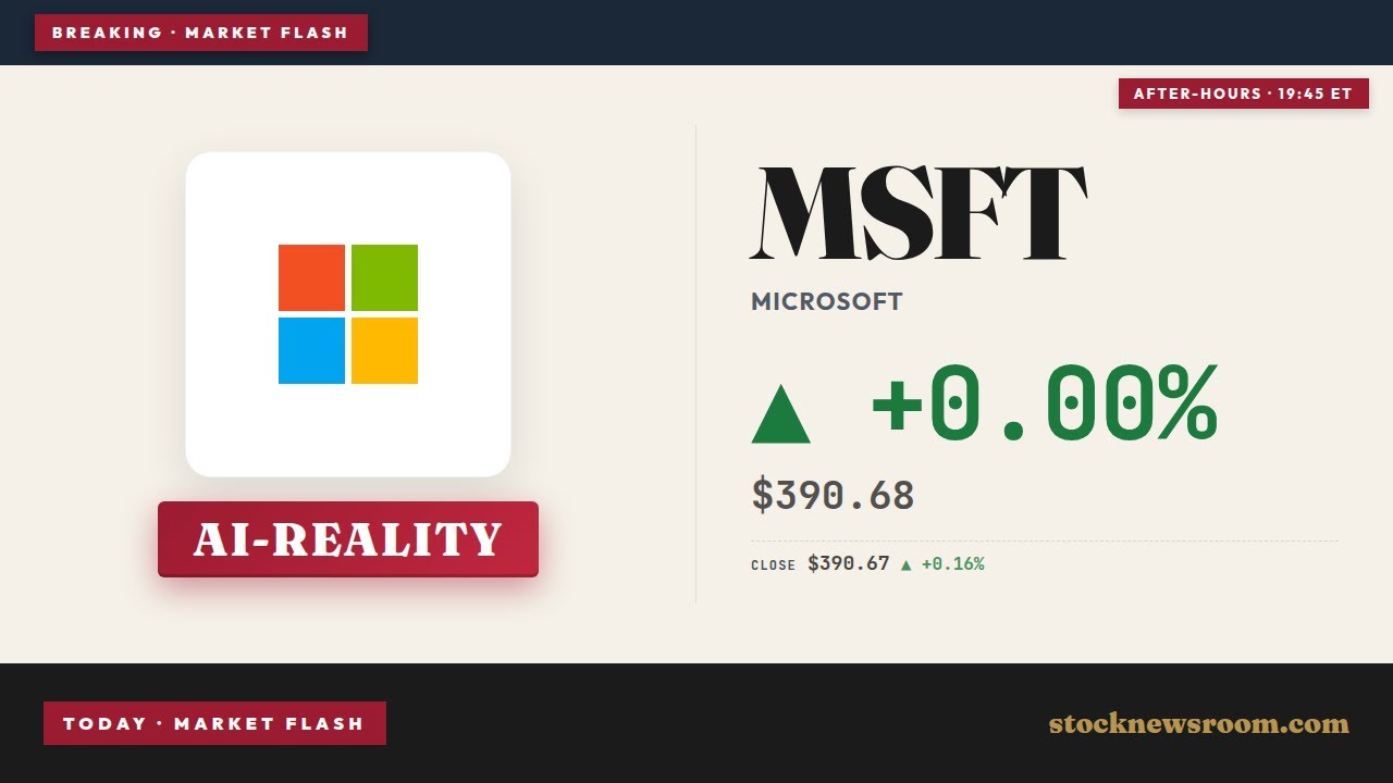 Microsoft AI Strategy: $37B AI Boom Meets Stock Warning