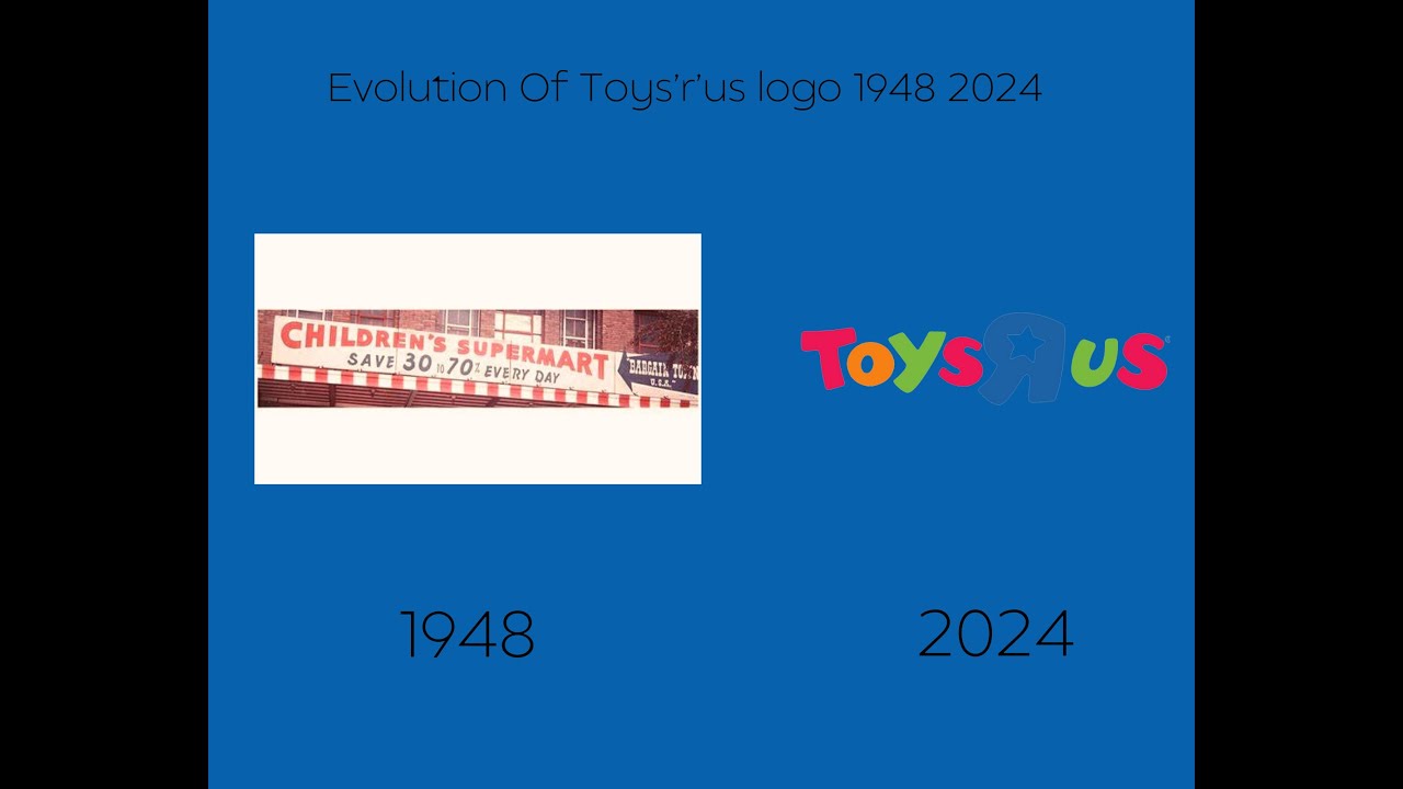 Evolution Of Toys'r'us logo 1948-2024 - YouTube