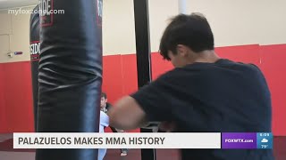 San Angelo's Jaime Palazuelos makes MMA history