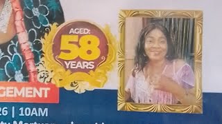 Burial Ceremony of Late Mrs Patience Ndidi Adagbonyin (Nee Igudia)