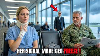 She Gave a Secret Signal to a SEAL Commander at the Airport... Then the Hospital CEO Froze
