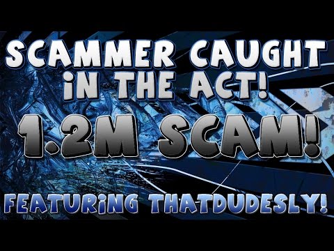 SCAMMER CAUGHT IN THE ACT! 1.2 MILLION COIN SCAM! -- 