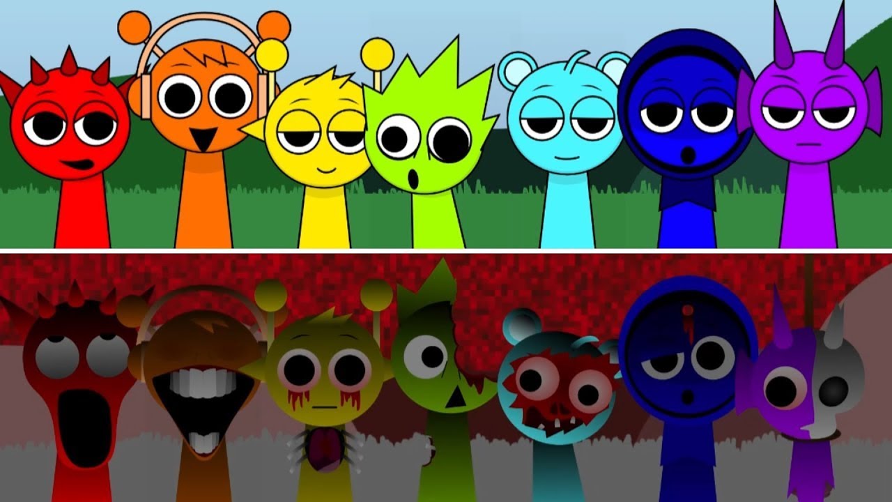 sprunki roles swap but phases swapped scary version