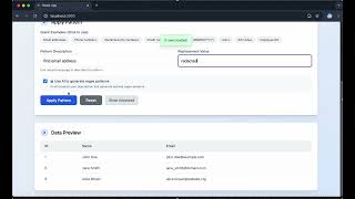 Regex pattern matching and replacement