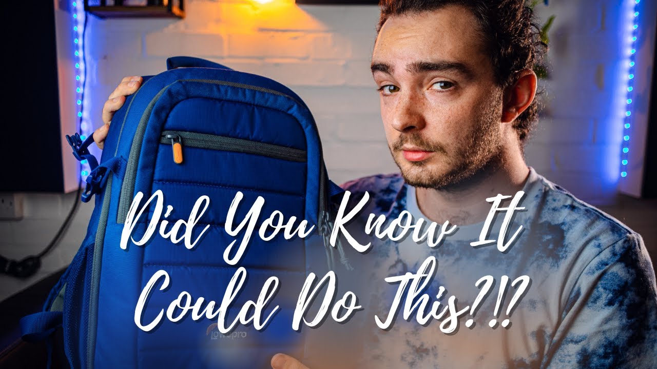 The Perfect Minimalist Camera Bag... With A Hidden Secret! Lowepro Tahoe BP 150